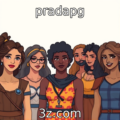 Aumento da diversidade em personagens de jogos